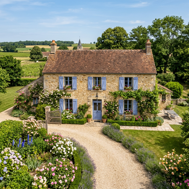 Longère rénovée avec jardin