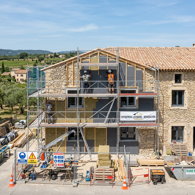 Chantier de rénovation