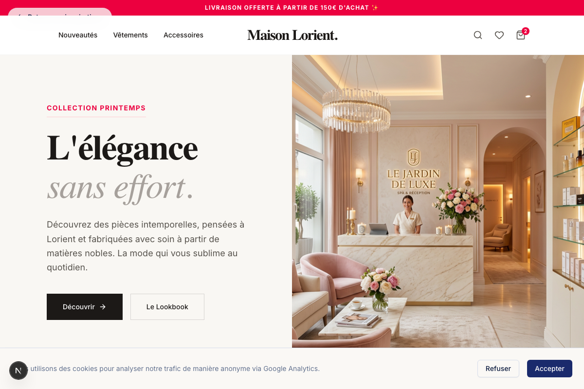 Boutique — Maison Lorient
