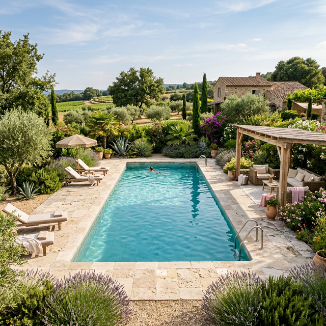 Aménagement piscine