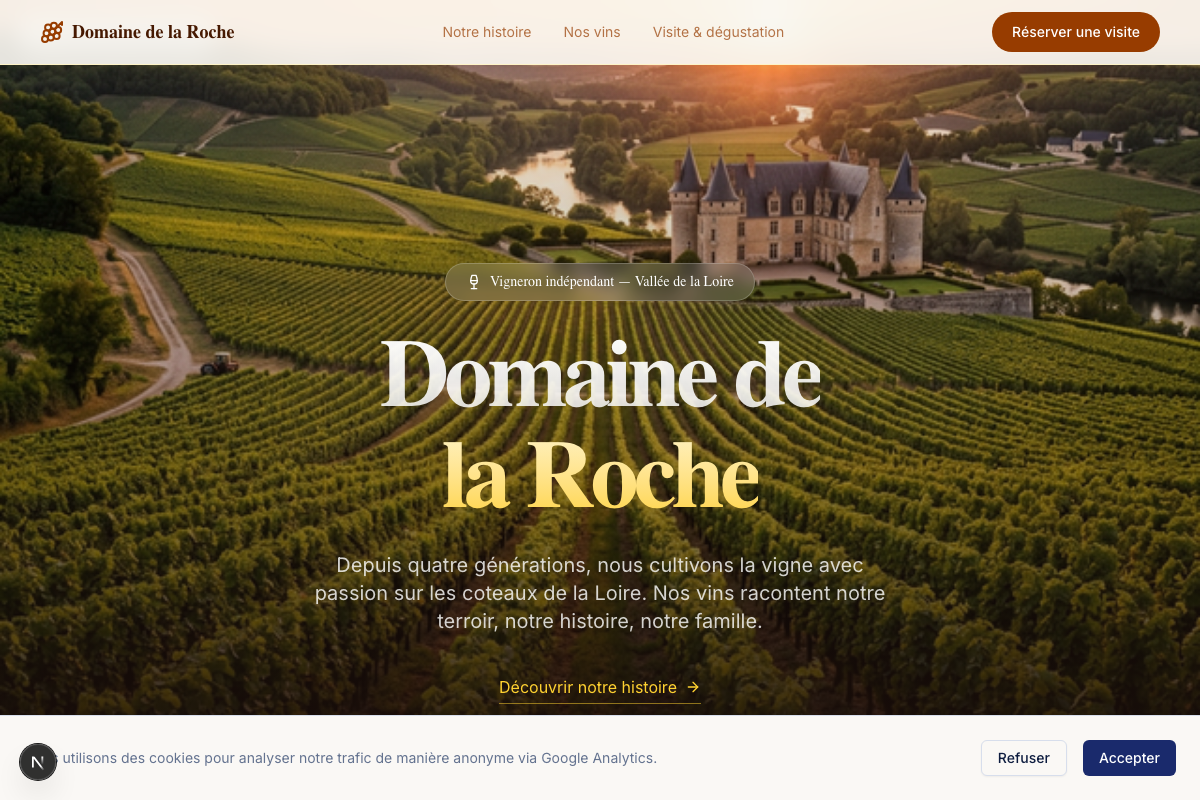 Vignoble — Domaine de la Roche